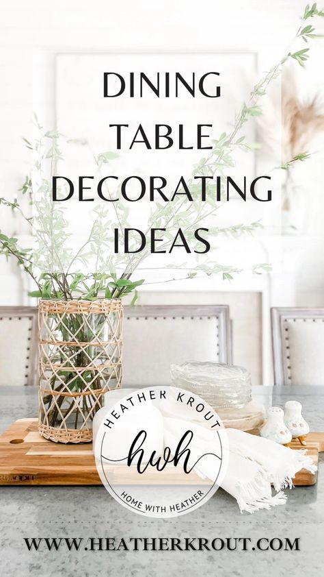 Oval Dining Table Centerpiece, Ornaments For Dining Table, Tablescapes Ideas Everyday Dining Tables, Long Dining Table Styling, Decorating Dinningroom Table, Dining Table Staging Ideas, Kitchen Round Table Centerpiece, How To Decorate A Square Dining Table, Decorating Kitchen Table Ideas