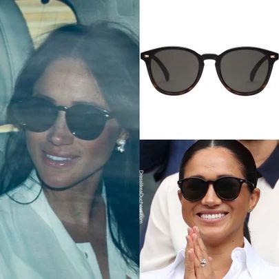 Megan Markle Sunglasses, Le Specs Work It, Meghan Markle Sunglasses, Timeless Sunglasses, Le Specs Sunglasses, Meghan Markle Style, Black Tortoise, Principe Harry, Tortoise Sunglasses