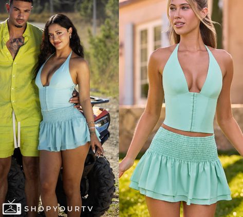 Love Island Themed Party Outfits, Love Island Usa Outfits, Usa Outfits, Love Island Outfits, Love Island Usa, Escape The Night, Worn On Tv, Crop Top Skirt Set, Wardrobe Clothes