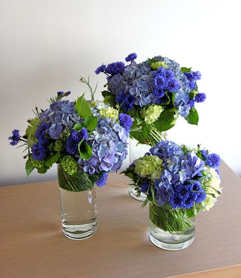 blue reception wedding flowers, wedding decor, blue wedding flower centerpiece, blue wedding flower arrangement, add pic source on comment and we will update it. www.myfloweraffair.com can create this beautiful wedding flower look. Blue Wedding Flower Arrangements, Blue Flower Arrangements, Blue Centerpieces, Beautiful Wedding Flowers, Blue Wedding Flowers, Wedding Table Flowers, Flower Centerpieces Wedding, Trendy Flowers, Wedding Flower Arrangements