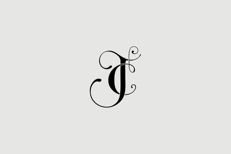 JC Letter J Tattoo, J Tattoo, C Tattoo, Wedding Letters, Lilo Et Stitch, Lettering Alphabet Fonts, Wedding Logos, Letter J, Put A Ring On It