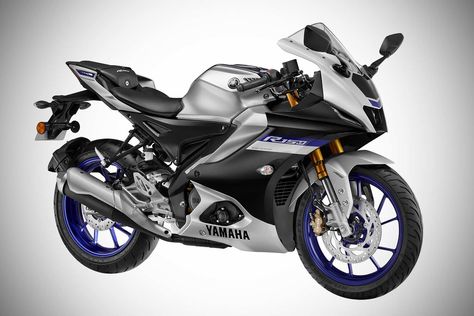 India Yamaha Motor (IYM) Pvt Ltd. as a part of its enthralling brand campaign “The Call of the Blue”, launches the fourth iteration of its flagship 155cc supersport motorcycle, the YZF-R15 Version 4. The model range gets even more desirable with the introduction of the YZF-R15M. Yamaha R15m, Sepeda Motor Sport, Street Mode, Mt 15, Moto Yamaha, Motor Yamaha, Bike Prices, Yamaha Bikes, Yamaha Fz