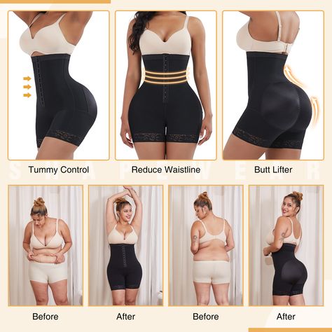 Colombianas Shaper Butt Lifter Shapewear High Waist Tummy Control Panties Waist Trainer Body Shaper Auburn Color, Tummy Shaper, Hip Pads, Waist Shapers, Body Shapewear, Body Shaper, Waist Trainer, Nude Color, Body Shapers