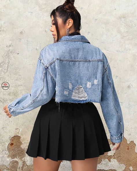 https://dengss.clothing/dengss-icon-plus-size-distressed-drop-shoulder-cropped-denim-jacket-for-spring-summer/?feed_id=3159785&_unique_id=668f14b43fe00&utm_source=Instagram&utm_medium=28dengss&utm_campaign=FS%20Posteronline%20clothing#DENGSS #fashion #style #love #instagood #like #beautiful #follow #clothing #model #beauty #happy #cute #shoes #shop #DENGSSFASHION #DENGSSSHOES #DENGSSKIDS Color: Medium WashFabric: Non-StretchMaterial: DenimComposition: 68% Cotton, 16% Polyester, 14% Viscos... Summer Feed, Clothing Model, Cropped Denim Jacket, Model Beauty, Shoes Shop, Cropped Denim, Cute Shoes, Drop Shoulder, Denim Jacket