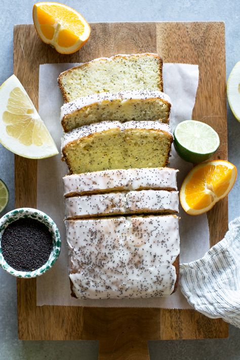 Seed Cake Recipe, Poppy Seed Cake Recipe, Poppyseed Cake, Citrus Cake, Kimono Women, Seed Cake, Poppy Seed Cake, Loaf Cake, Poppy Seed