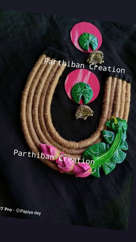 Jute Jewellery, Terracotta Jewellery Designs, Diy Jewelry Set, Diy Earrings Easy, Diy Fabric Jewellery, Earthy Jewelry, Polymer Clay Jewelry Tutorials, Handmade Clay Jewelry, Terracotta Jewellery