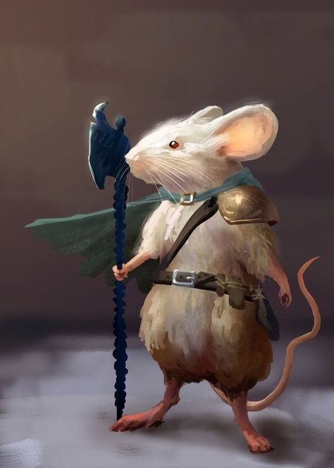 Mouse Adventurer 1 by mythrilgolem1 on DeviantArt: Mouse Guard Rpg, Mouse Illustration, Fantasy Races, High Fantasy, Fantasy Warrior, Cute Animal Drawings, Dnd Characters, Fantasy Artwork, Narnia