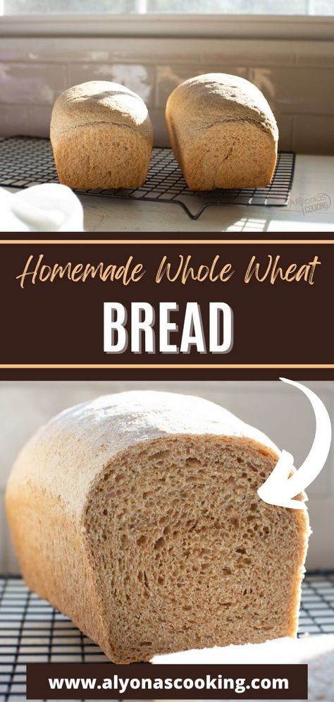 Whole wheat bread made of water, yeast, salt, and whole wheat flour! This simple wheat bread recipe is one of my go-to easy bread recipes with minimum kneading time and effort! This is the best way to make Whole Wheat bread because you can prep and bake this any time of the busy weeknight. It’s incredibly chewy and moist, and you can make ahead the dough and keep it in the fridge until you’re ready to bake it fresh! Simple Wheat Bread Recipe, Whole Wheat Sandwich Bread Recipe, Homemade Whole Wheat Bread, Italian Beef Sandwiches, Homemade Buns, Wheat Bread Recipe, Bread Rolls Recipe, Sandwich Bread Recipes, Cooking Homemade