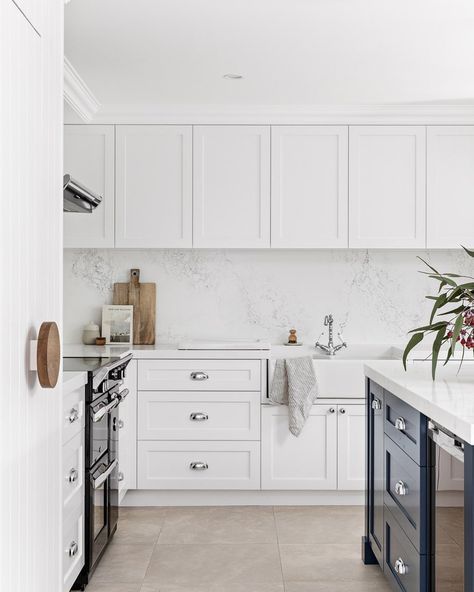 Instagram Kitchen, White Minimal, Kitchen Inspo, Be Happier, Kitchen Cabinet Design, Cabinet Design, Kitchen Cabinet, The Details, Kitchen Cabinets