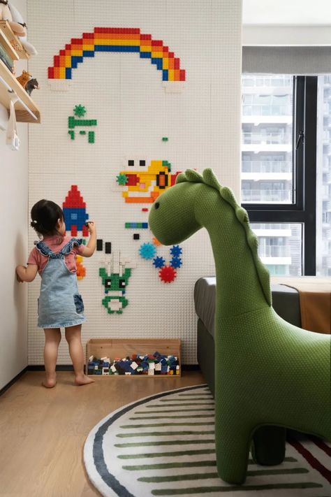 Basement Ideas Man Cave, Kids Rooms Inspo, Lego Wall, Finished Basement Ideas, Kids Playroom Decor, Big Kids Room, Toddler Boys Room, Lego Room, Nursery Room Inspiration