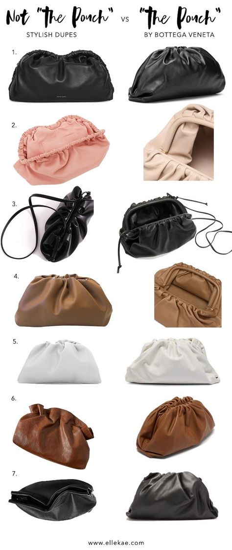 New Bottega is absolutely crushing it.  Case and point: The Bottega Veneta The Pouch.  It’s a soft, oversized clutch that comes in various shades of supple calfskin and two equally covetable sizes. I’ve gathered the must-have The Pouch Dupes for fall, just in case you wanted to dip your toe into the trend before taking the full designer plunge. Don’t get me wrong– I love a good investment piece, and Continue reading... The post The Look for Less: Must Have Bottega Veneta Bottega Veneta The Pouch, Bottega Veneta Pouch, Crushing It, Oversized Clutch, New Bottega, Dainty Gold Rings, Bow Sneakers, I Love A, The Pouch