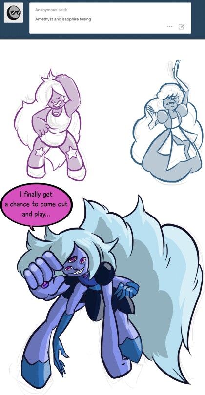 SU sapphire and amethyst fusion Su Sapphire, Steven Universe Fan Fusions, Gem Fusions, Steven Universe Theories, Steven Universe Fusion, Steven Universe Pictures, Crystal Gems Steven Universe, Steven Uni, Steven Universe Au