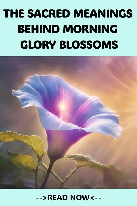 Learn the 5 spiritual meanings of morning glory flowers, from new beginnings to love, and discover how they reflect life’s deeper truths. Morning Glory Witchcraft, Morning Glory Meaning, Morning Glory Plant, Purple Morning Glory, Morning Glory Vine, September Flowers, Morning Glory Flowers, Morning Glories, Divine Connections