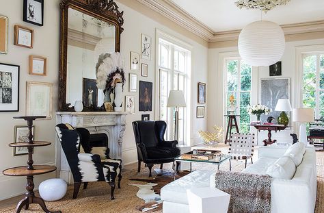 What isn't to love about this fresh, bright look. Modern Victorian style. Eclectic mix of ornate, contemporary, and all around fun.