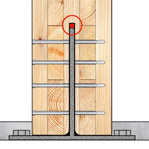 Designing with Internal Knife Plates - Mass Timber Connections (MTC) Solutions Timber Connections, Beam Hangers, Timber Joints, Mass Timber, Metal Building Designs, Timber Posts, Timber Architecture, Timber Frame Construction, Joinery Details