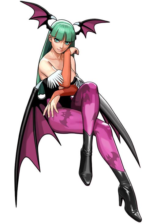 Morrigan Aensland ✤ || CHARACTER DESIGN REFERENCES | キャラクターデザイン | çizgi film • Find more at https://www.facebook.com/CharacterDesignReferences & http://www.pinterest.com/characterdesigh if you're looking for: bandes dessinées, dessin animé #animation #banda #desenhada #toons #manga #BD #historieta #sketch #how #to #draw #strip #fumetto #settei #fumetti #manhwa #anime #cartoni #animati #comics #cartoon || ✤ Morrigan Cosplay, Capcom Characters, Morrigan Aensland, Capcom Vs Snk, Bd Art, Capcom Art, King Of Fighters, Character Poses, Game Character Design