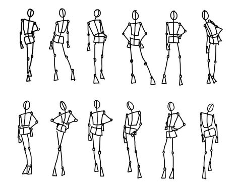 How To Do Figure Drawing, How To Draw A Croquis, How To Make Fashion Sketches, How To Draw Model Figures, How To Draw Body Reference, Model Design Fashion Drawing, Fashion Croquis Stylised, Fashion Figure Drawing Step By Step, Siluet Drawing