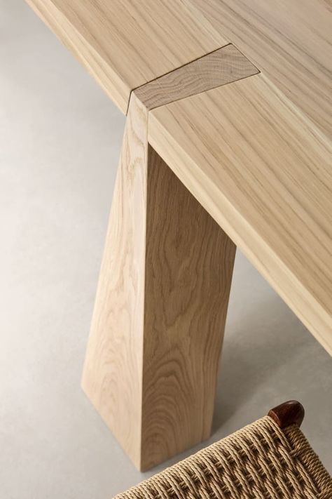 Wood Joinery Detail, Custom Wood Dining Table, Minimalist Wood Furniture, Timber Dining Table, Joinery Design, Innovative Furniture, Wood Joints, Contemporary Modern Furniture, Wood Joinery