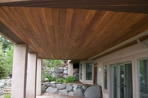 Ceiling Under Deck, Deck Ceiling Ideas, Under Deck Roofing, Deck Ceiling, Under Deck Ceiling, Build Outdoor Furniture, Under Deck, Gazebo On Deck, Low Deck