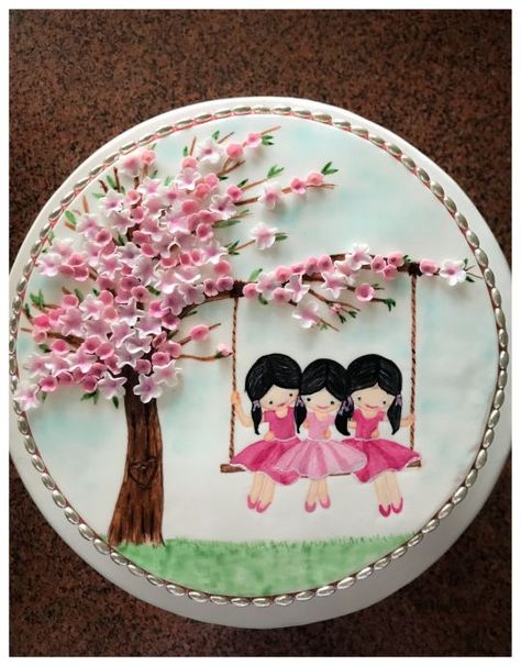 Cake For Sister Birthday, Birthday Cake For Sister, Best Birthday Cake Designs, Sister Birthday Cake, Unique Birthday Cake, The Best Birthday Cake, Kue Fondant, Beautiful Cake Pictures, Birthday Cake Designs