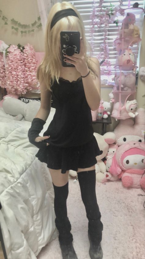 Soft Emo, Anime School, Cosplay Kawaii, Girl Cat, Alt Outfits, Japanese Kawaii, Emo Outfits, Bunny Girl, Really Cute Outfits