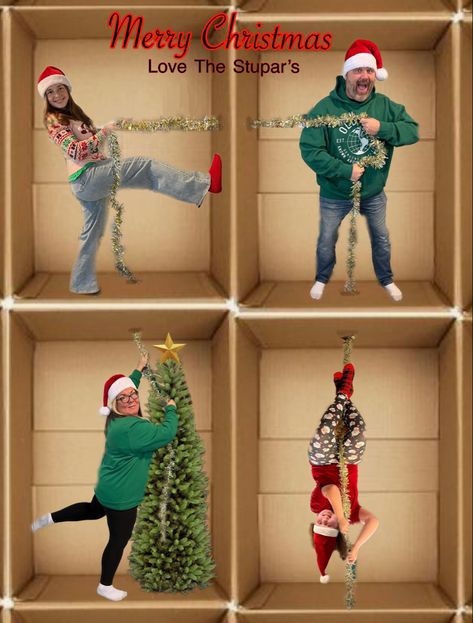 Fun Christmas Cards Photos, Christmas Photo Cards Ideas, Fun Christmas Pictures Family, Fun Family Christmas Cards, Funny Christmas Card Photos, Funny Family Christmas Card Ideas, Selfie Christmas Card Ideas, Christmas Card Ideas Picture Funny, Funny Photo Christmas Cards