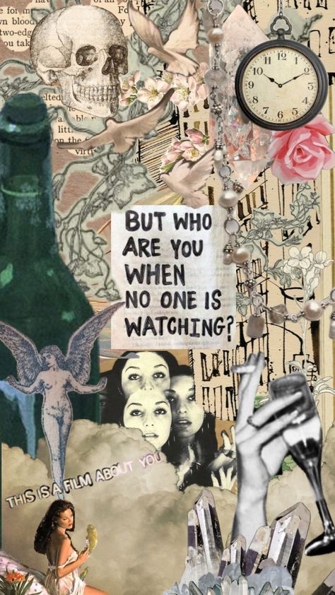 who are you when no one is watching? #nature #vintage #wallpaper #beauty Watching Wallpaper, When No One Is Watching, Nature Vintage, Watch Wallpaper, I Wallpaper, Vintage Wallpaper, Create Collage, Wall Decor Bedroom, Creative Play