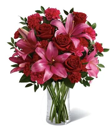 Love Flowers | Romantic Flowers | FromYouFlowers Valentine Flowers Bouquet Romantic, Flower Arrangements Red Roses, Love Flowers Romantic, Rose Arrangements Valentines, Pink And Red Rose Arrangement, Red Roses Arrangements Valentines, Love Bouquet, Bouquet Of Red Roses, Sympathy Plants