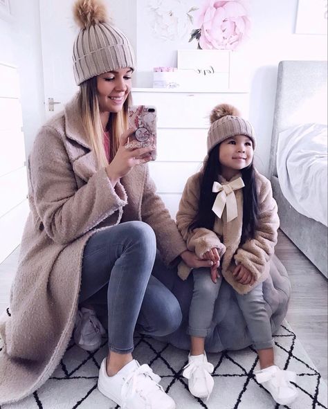 Mommy And Me Dresses, Sore Throat, Happy Wednesday, Girl Mom, Winter Outfit, Good Mood, Matching Outfits, Mommy And Me