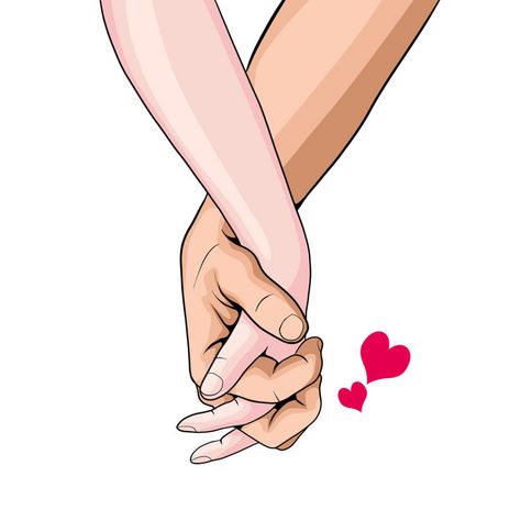 Hand Holding Couple Drawing, Couple Holding Hands Illustration, Hold Hands Couple, Couple Holding Hands Drawing, Couple Hands Holding, Holding Hands Illustration, Holding Hands Images, Holding Hands Pictures, Watermelon Pictures