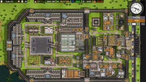 Welcome to the perplexing world of Prison Architect. Prison Architect Layout, Prison Architect, Management Games, Prison Guard, Entrance Design, New Video Games, Unusual Design, Indie Games, Architect Design