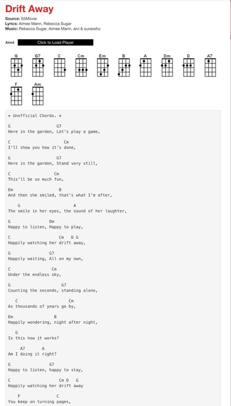 Ukulele Tabs Steven Universe, Steven Universe Ukulele Chords, Steven Universe Lyrics, Steven Universe Ukulele, Uke Boy, Beatles Ukulele, Learn Ukulele, Ukulele Tabs Songs, Ukelele Chords Ukulele Songs