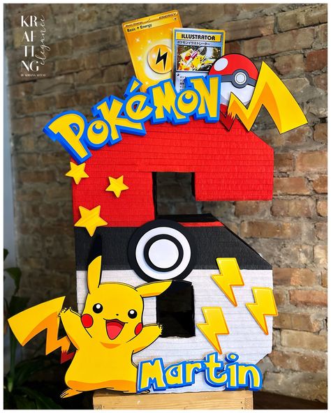 Pokemon Piñata!! 3D designs can be use in so many options and Piñatas are one of the perfect moment to do it 👌🏻👌🏻👌🏻 #piñatas #pokemon #pokemonbirthday #pokemoncards #pokemoncommunity #pikachu #pikachucaketopper #pikachubirthday #custompiñata #piñataparty #numberpiñata #3Dnumberpiñata #papercraft #handmade #birthdayparty #pokemonbirthdayparty #pokemontheme #encontrandoideias #makeitwithmichaels #silhouttechallenge #cricut #silhouettecameo Pokemon Pinata, Pikachu Cake, Pokémon Party, Pokemon Birthday Party, Pinata Party, Pokemon Theme, Pokemon Party, Pokemon Birthday, Entertaining Ideas