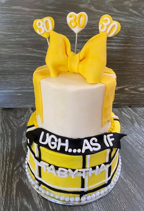 Clueless Cake, Clueless Theme, Clueless Birthday, Movie Cake, Clueless Movie, Theme Cake, 12th Birthday, Clueless, 16th Birthday