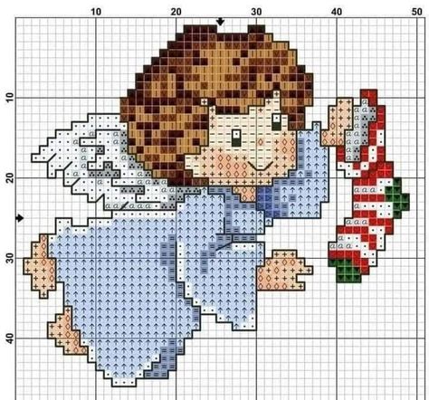 Free Printable Cross Stitch Patterns, Christmas Cross Stitch Patterns Free, Printable Cross, Holiday Cross Stitch Patterns, Christian Cross Stitch, Cross Stitch Angels, Baby Cross Stitch Patterns, Holiday Cross Stitch, Xmas Cross Stitch