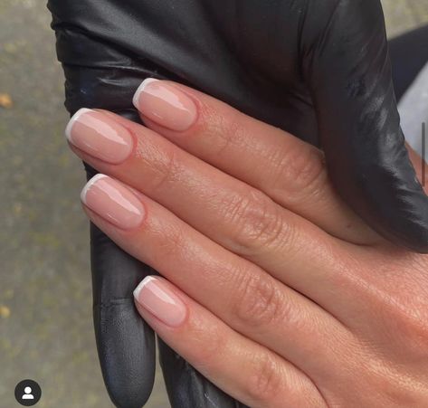 Office Nails Classy, French Nails Acrylic, Pale Nails, Short French Nails, Charlotte Emily, Office Nails, Yellow Skin, Instagram Luxury, Classy Acrylic Nails