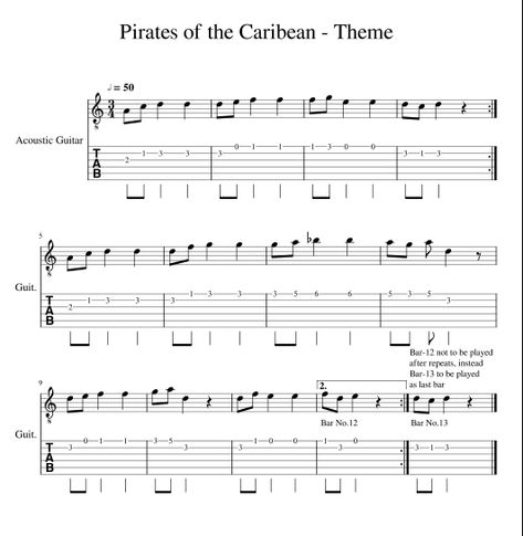 Guitar tabs for pirates of the caribbean Guitar Tabs Songs Acoustic, Guitar Music Sheets, All Guitar Chords, Ukulele Tabs Songs, Guitar Tabs Acoustic, Guitar Tablature, Guitar Tabs For Beginners, Guitar Songs For Beginners, Learn Guitar Chords