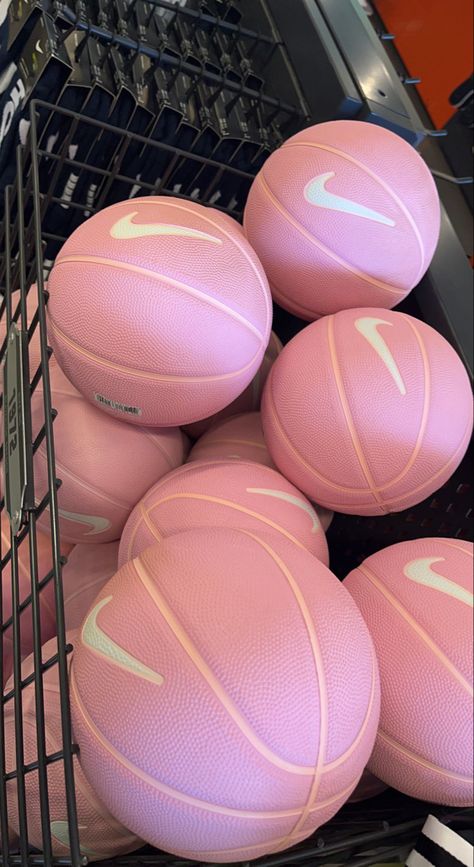 Pink Volleyball Aesthetic, Pink Volleyball, Pink Basketball, Ball Aesthetic, Bola Basket, I Love Basketball, Basketball Workouts, Basketball Is Life, Basketball Wallpaper