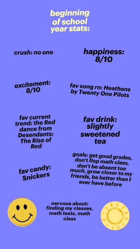 my first day of school is August 22nd! #fyp #school #stats #backtoschool First Day Of 8th Grade, My First Day Of School, Math Test, Beginning Of School, Math Class, 8th Grade, Good Grades, Twenty One Pilots, Twenty One