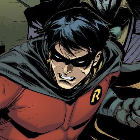 Jason Todd Robin, Red Hood Comic, Tim Drake Red Robin, Robin Comics, Robin Dc, Red Hood Jason Todd, Comic Book Art Style, Dc Icons, Arkham Knight