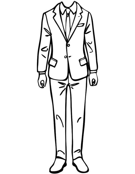 template Suit Drawing Reference, Mens Tux, Fashion Sketches Men, Suit Drawing, Jacket Drawing, Mens Fashion Illustration, Man Illustration, Image Svg, Fashion Templates