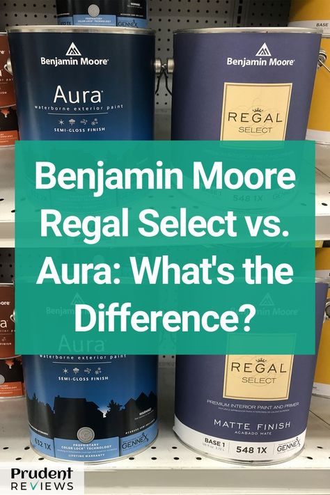 Benjamin Moore Regal Select vs. Aura: What’s the Difference? Benjamin Moore Paint, Paint Line, Benjamin Moore, Home Maintenance, Interior Paint, Exterior Paint, Paint Colors, Aura, The End