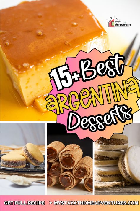 In Argentina, desserts are like special treasures in the world of food. They're really important and have a special place in their cooking style. They celebrate their culture and flavors through these Argentina desserts, which mix old traditions and new ideas. Argentinian Dessert Recipes, Easy Argentina Recipes, Argentina Desserts, Argentine Desserts, Flan Recipes, Argentine Recipes, Chocolate Flan, Argentina Food, Caramel Flan