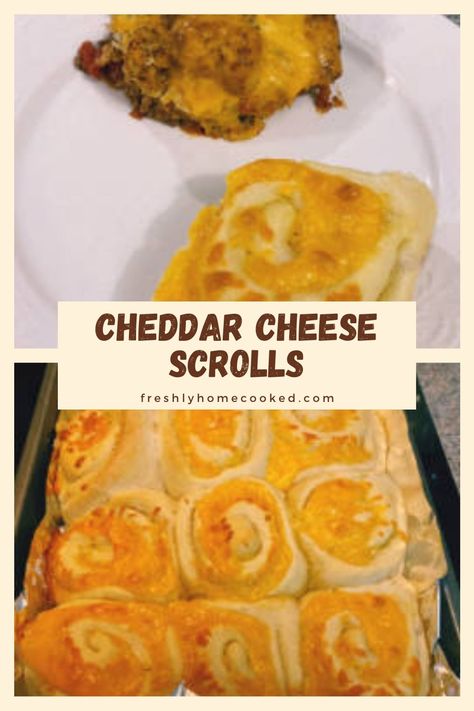 Cheese Rolls Bread, Homemade Cheese Rolls, Bread Rolls Recipe Stuffed, Cheddar Rolls, Fluffy Bread Rolls, Cheese Scrolls, Cheese Rolls Recipe, Homecooked Recipes, Cheese Bread Rolls