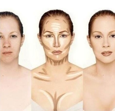 How To Highlight And Contour The Chest And Neck Area Make Up Contouring, Extreme Make-up, Highlighting And Contouring, Drag Make-up, Bag Necklace, Smink Inspiration, Medicine Bag, Foto Tips, Contour Makeup