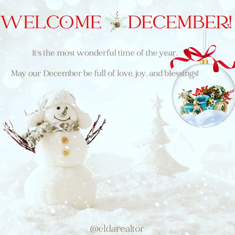 Welcome December, 2023 Goals, Selling A Home, Days Until Christmas, Let's Chat, New Month, Last Month, Selling House, Time Of The Year