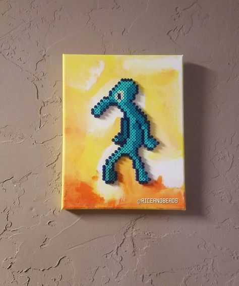 Bold and brash. More like belongs in the trash.🗑️ #boldandbrash #spongebob #squidward #squidwardtentacles #spongebobsquarepants #perler… Spongebob Fuse Beads, Spongebob Perler Bead Patterns, Meme Perler Beads, Spongebob Perler Beads, Spongebob Pixel Art, Spongebob Perler, Art Perler Beads, Spongebob Squidward, Bold And Brash