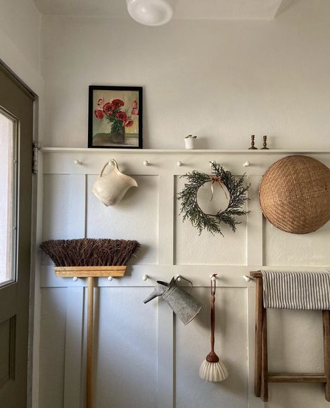 Mothermeg Instagram, Target Dollar Spot, Up House, Laundry Mud Room, Stone Houses, Vintage Cottage, Utility Room, Mud Room, Unique Home Decor