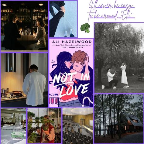 "I used to think that endings could be happy, or sad. That stories could be happy, or sad. And I always figured that my ending, my story, me, would always fall in the latter." - Rue's word not mine. Another masterpiece by ali hazelwood - "Not in Love"❤️ It's a sweet, romantic and spicy story of Rue and Eli. Fill with full of chemistry whether chemistry in lab, or in kitchen, or in bed. Much Much Much recommended to read and if u already read that one than do 🥦 drop this in comment box. . ... Not In Love Aesthetic, Rue And Eli Not In Love, Not In Love Ali Hazelwood Aesthetic, Ali Hazelwood Not In Love, Not In Love Ali Hazelwood, Spicy Story, The Love Hypothesis, Love Hypothesis, Reading Slump