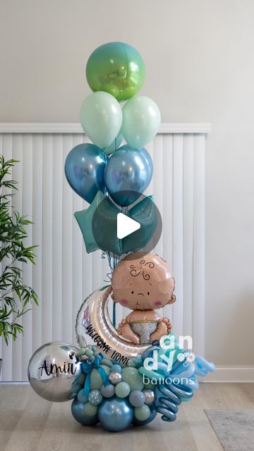 Andy Balloons - Broward FL on Instagram: "Are you looking for something special to welcome the new member of your family? Our custom balloon arrangements are the perfect way to celebrate! 🤩 🍼  Shop now! Link in bio  #welcomebaby #itsaboy #babygift #newborngift #regalosparabebes" Welcome Baby Balloons, Baby Balloon, Balloon Arrangements, Custom Balloons, Welcome Baby, Newborn Gifts, Something Special, Baby Gifts, Link In Bio